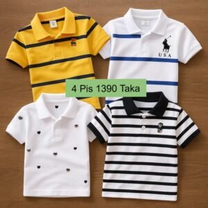 4 Pis 1390 Taka- Color Yellow + USA White + Love + White Step