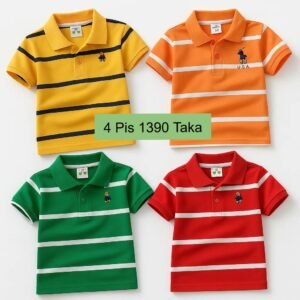 4 Pis 1390 Taka- Color Yellow + Orange + Green + Red