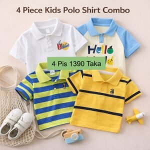 4 Pis 1390 Taka- Color White Kola + Sky Hello + Lemon + Yellow